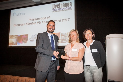 BASF Presented Innovation Award by EUROPUR for Irgastab PUR 70