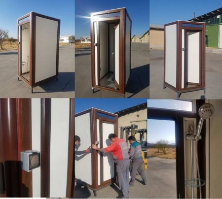 Innovative Sanitary Toilets and Showers for Earthquake Area