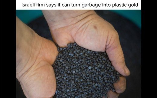 An Israeli Patented Process will Convert Landfill Trash to Plastics