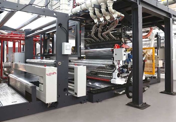 Production of PA-PE Barrier Film by Cast-Laminating Line