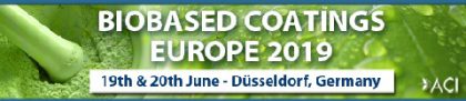 New Sponsors Announced For Biobased Coatings Europe 2019 In Dusseldorf
