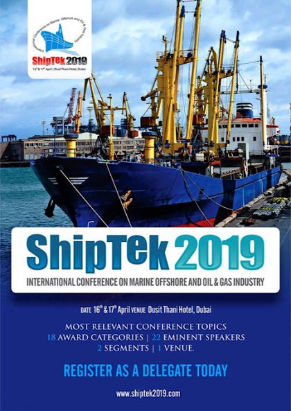 Shiptek to Celebrate Its 10th Edition This Year In Dubai