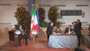 Iran and Italy have signed multi billion dollar contracts