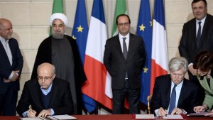 Iran  France sign series of trade deals