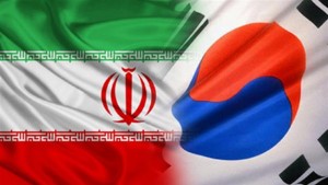 Iran-S.Korea flags