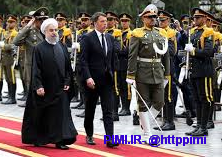 Iranian President Welcomes Italian Premier Officially