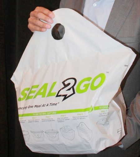 Food Delivery is Safer with Sealable "Seal-2-Go Bags"