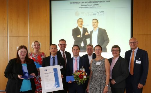 Evosys Laser GmbH Wins Popular Founder Award