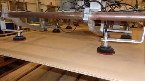 Reliable Picking for Cardboard Packaging by Varioflex® Vacuum Cup
