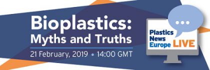 Myths and Truths at Bioplastics Webinar on Plastics News Europe