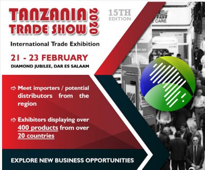 The 15th Edition of Tanzania Trade Show Will Kick-Off On Feb. 21st 2020